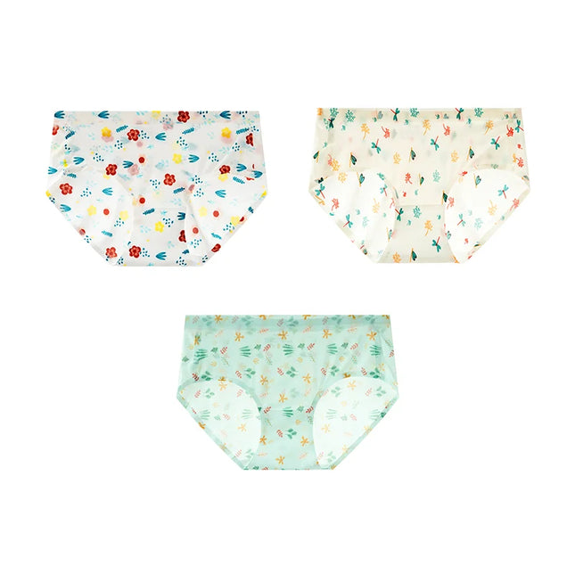 3Pcs/Set Printed Mesh Underwear Underpants - VOLDRI