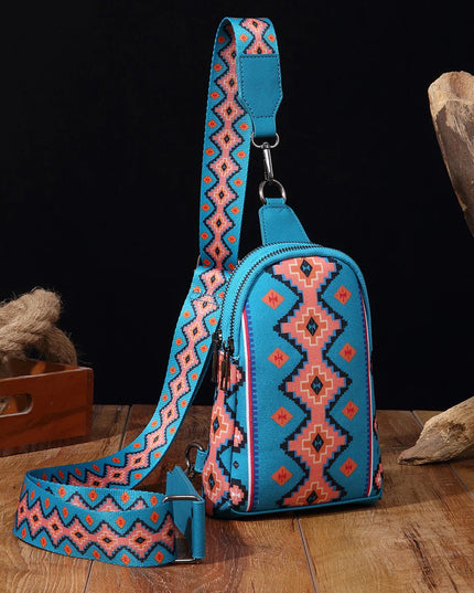 Cowgirls Aztec Crossbody Sling Bags - VOLDRI