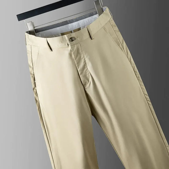 Voldri Men's Bamboo Fiber Casual Pants - Ultra-thin & Elastic Fit -   | Stylish & Elegant Fashion by Voldri