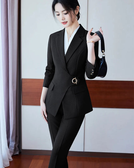 Jacket Blazer and Trouser 2 Piece Set - VOLDRI