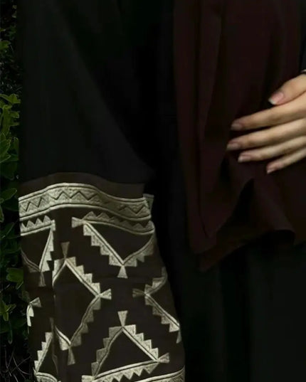 Embroidery Kimono Abaya