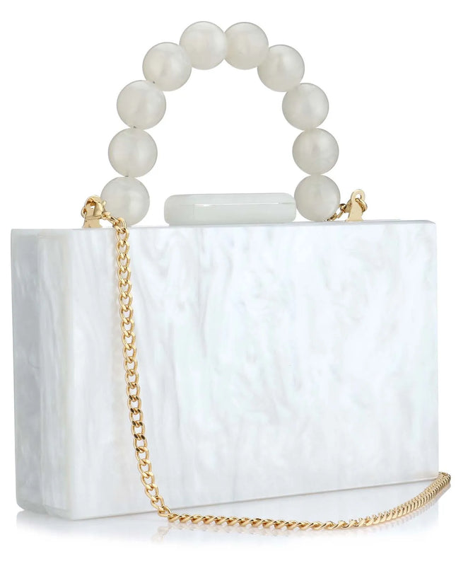 Marble PVC Evening Bag - VOLDRI