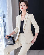 Beige Pant Suit