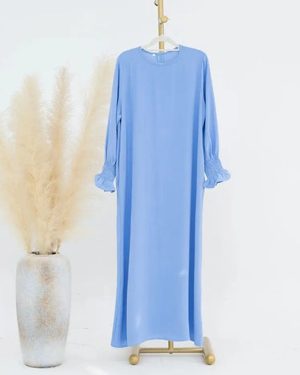 Solid Modest Inner Abaya  Dress