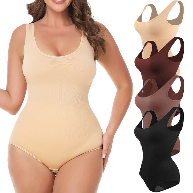 Bodysuit Tank Top Tummy Control Shapewear - VOLDRI