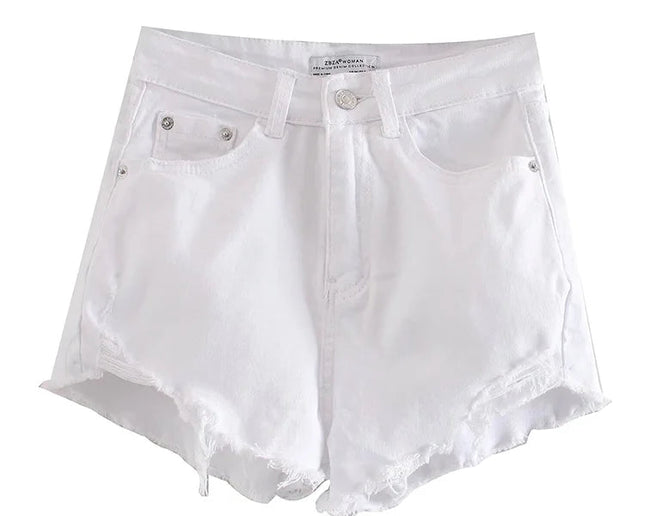 Vintage Casual Denim Shorts - VOLDRI