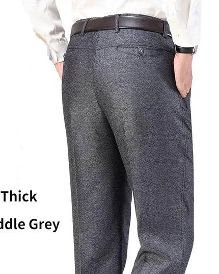 Voldri Casual Men's Business Pants - High Waist, Loose Fit, Plus Size -   | Stylish & Elegant Fashion by Voldri