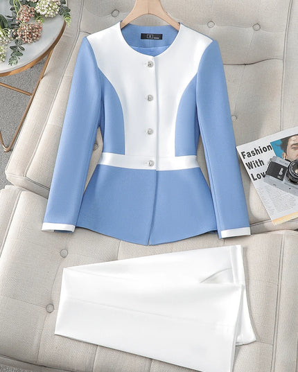 Blazer And Pant Suit Jacket - VOLDRI