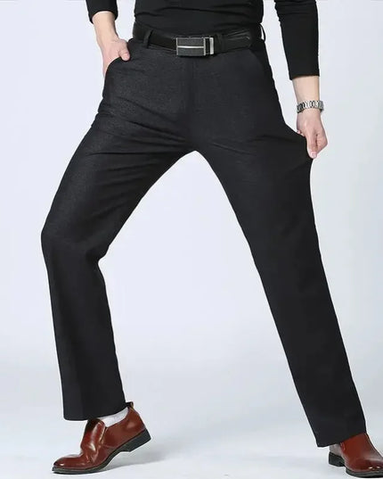 Voldri Men's Slim Stretch Business Pants - Casual & Comfortable Fit -   | Stylish & Elegant Fashion by Voldri