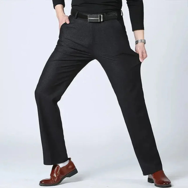 Voldri Men's Slim Stretch Business Pants - Casual & Comfortable Fit -   | Stylish & Elegant Fashion by Voldri