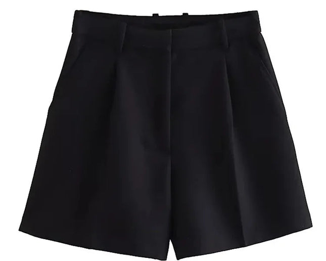 Vintage Chic Office Lady Shorts - VOLDRI