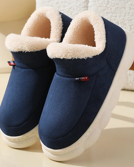 Cotton Plush Padded Slippers