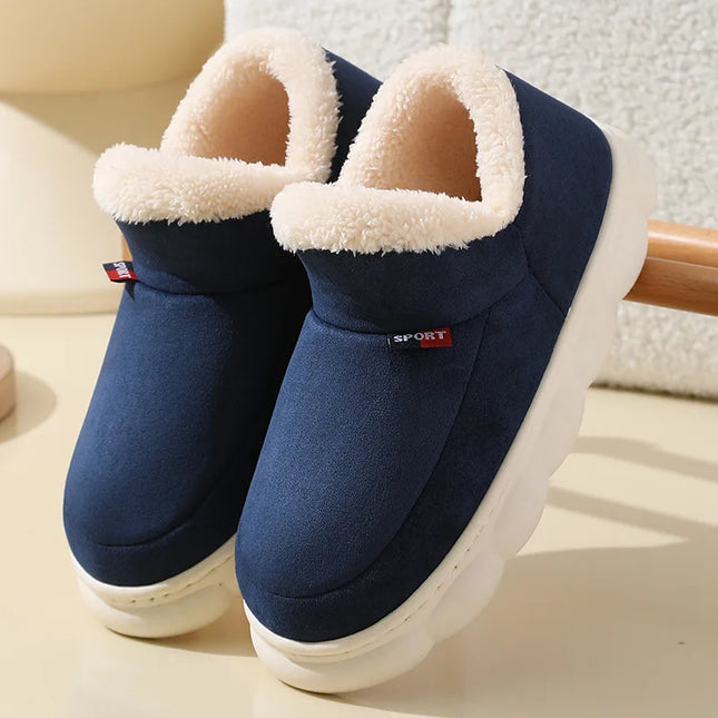 Cotton Plush Padded Slippers