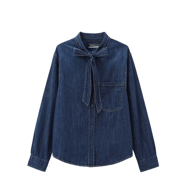 Casual Denim Shirt - VOLDRI