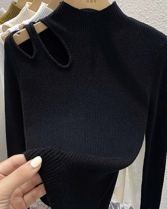 Sexy Hollow Out n Sweaters Tops - VOLDRI