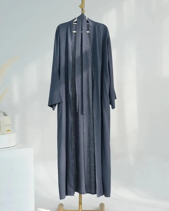 Cotton  Kimono Open Abaya