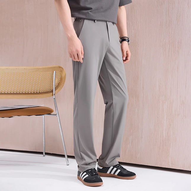 Voldri Lightweight Stretch Trousers - Cool & Breathable Summer Fit -   | Stylish & Elegant Fashion by Voldri