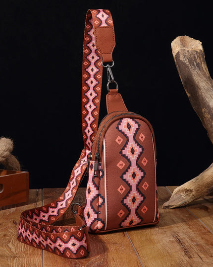 Cowgirls Aztec Crossbody Sling Bags - VOLDRI