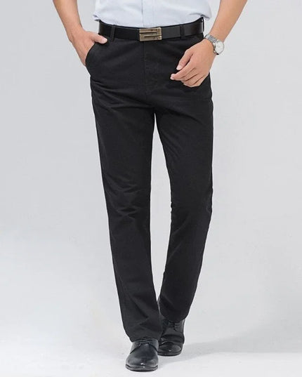 Voldri Men's Classic Casual Cargo Pants - 100% Cotton High Waist -   | Stylish & Elegant Fashion by Voldri