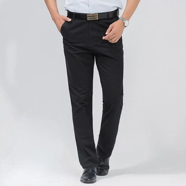 Voldri Men's Classic Casual Cargo Pants - 100% Cotton High Waist -   | Stylish & Elegant Fashion by Voldri
