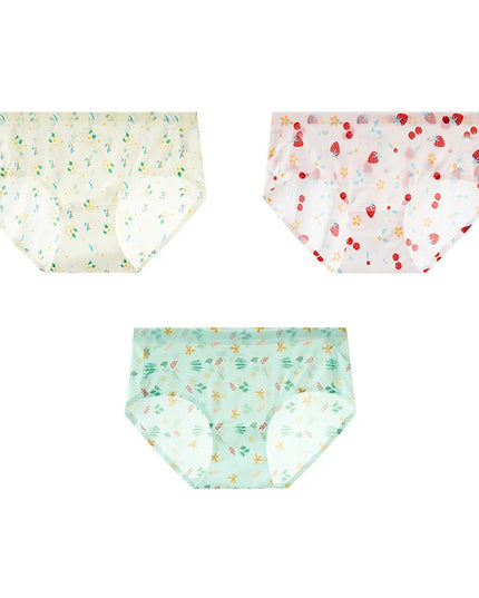 3Pcs/Set Printed Mesh Underwear Underpants - VOLDRI