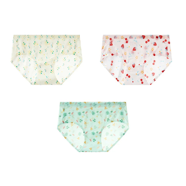 3Pcs/Set Printed Mesh Underwear Underpants - VOLDRI