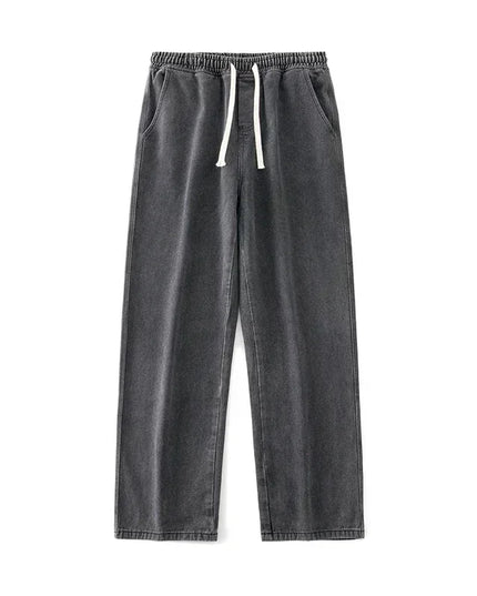 Voldri Men's Loose Straight Wide Leg Jeans - Korean Style Fashion
