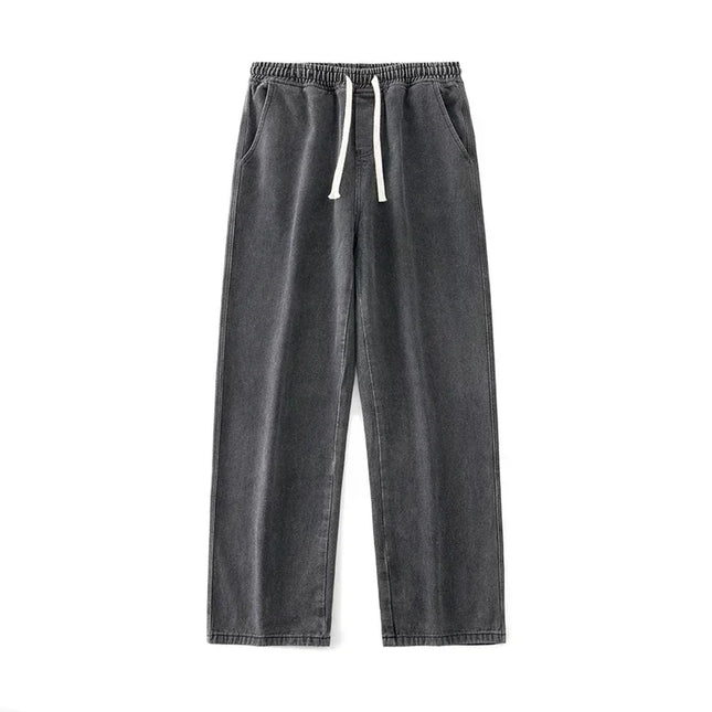 Voldri Men's Loose Straight Wide Leg Jeans - Korean Style Fashion -   | Stylish & Elegant Fashion by Voldri