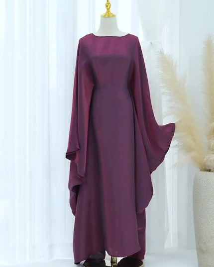 Butterfly Satin Abaya