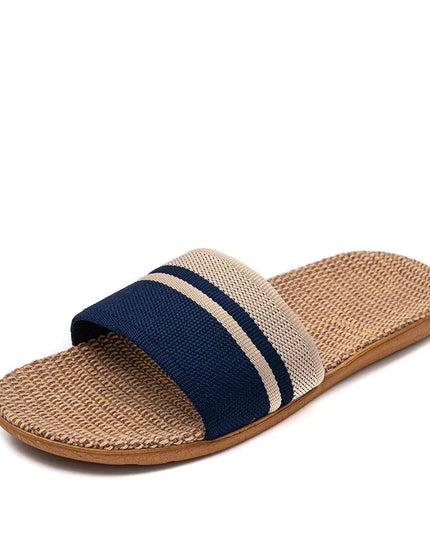 Anti-Slip  Linen Slippers