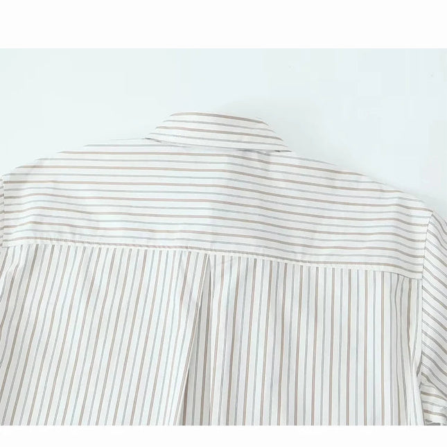 Casual Striped Shirt - VOLDRI