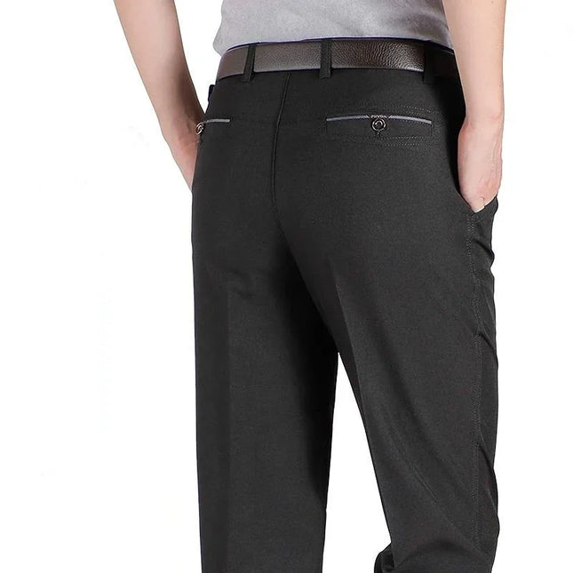 Voldri Casual Men's Business Pants - High Waist, Loose Fit, Plus Size -   | Stylish & Elegant Fashion by Voldri