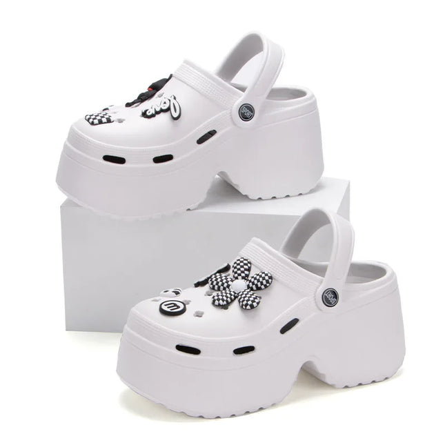 Chunky Platform  Slides Sandals