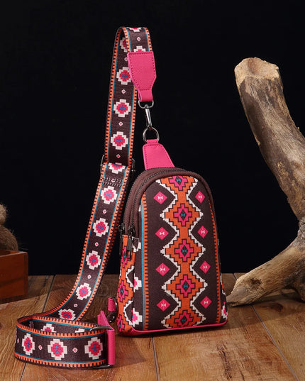 Cowgirls Aztec Crossbody Sling Bags - VOLDRI