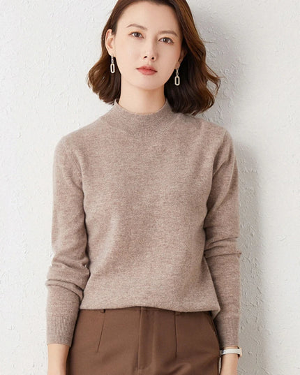 Slim Turtleneck Sweater Top - VOLDRI