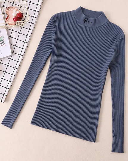 Thick High Elasticity Knitted Sweater - VOLDRI