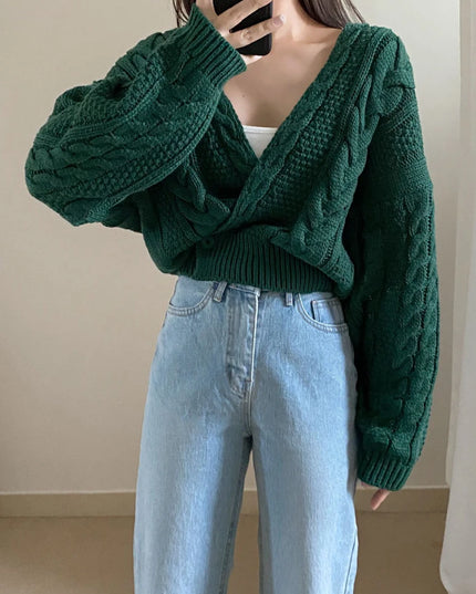 Knitted  Sweater Tops - VOLDRI