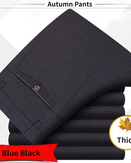 Voldri Men's Classic High Waist Business Suit Pants - Spring Summer Style -   | Stylish & Elegant Fashion by Voldri