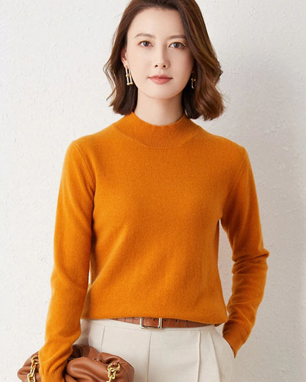 Slim Turtleneck Sweater Top - VOLDRI