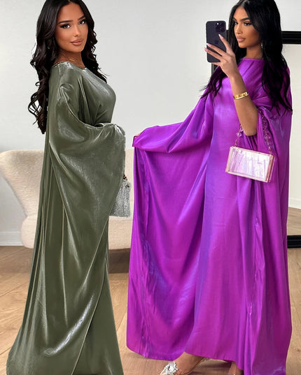 Satin Shimmer Abaya