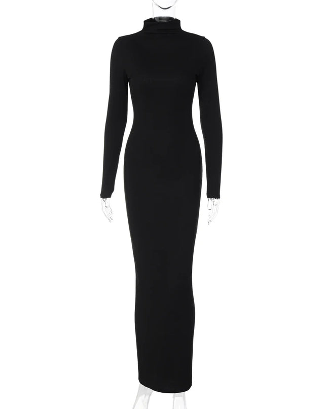 Long Sleeve Bodycon Dress - VOLDRI