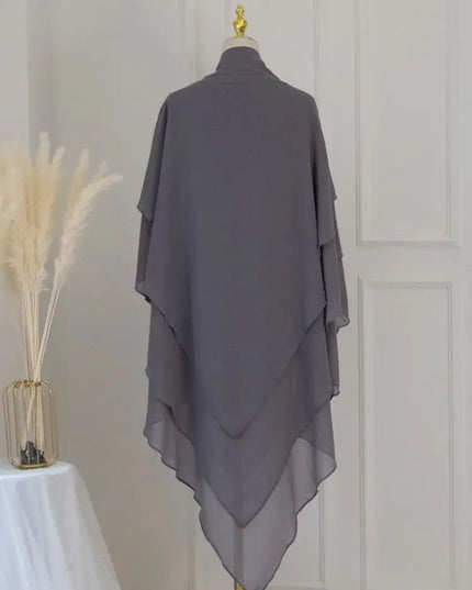 Three Layers Chiffon Niqab