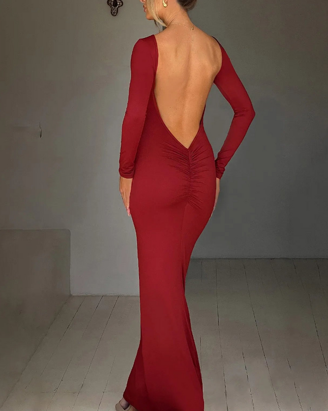 Bodycon Maxi Prom Dress