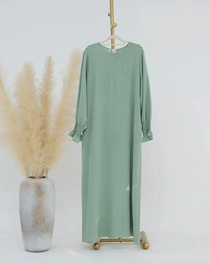 Solid Modest Inner Abaya  Dress