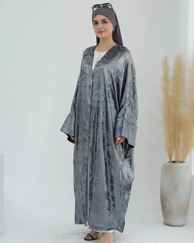 Open Satin Abaya