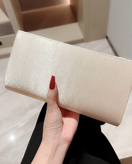 Clutch Bag Satin Evening Bag - VOLDRI