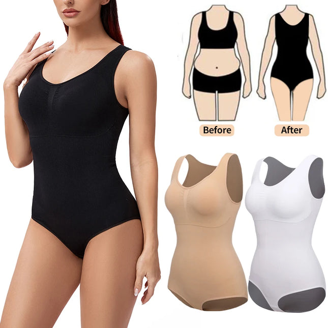 Tank Top Shapewear Bodysuits - VOLDRI