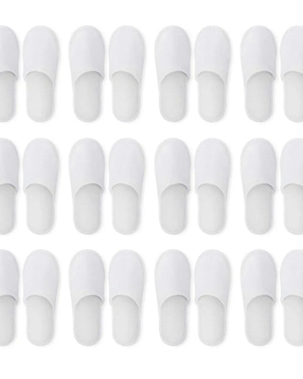 Plush Closed-toe Disposable Slippers