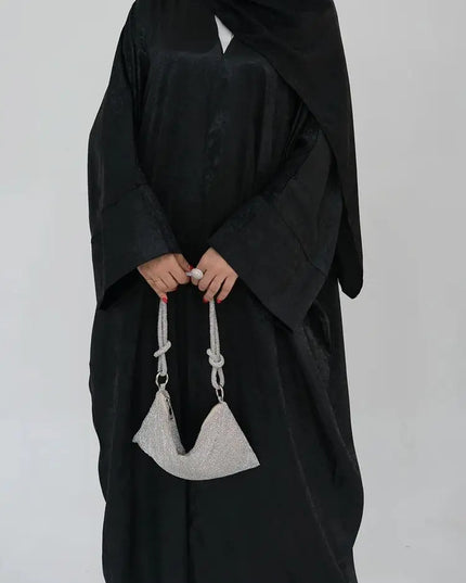 Open Satin Abaya