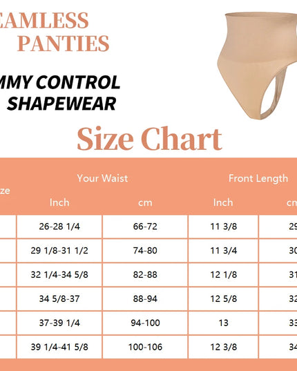 Tummy Control Thong Shapewear - VOLDRI